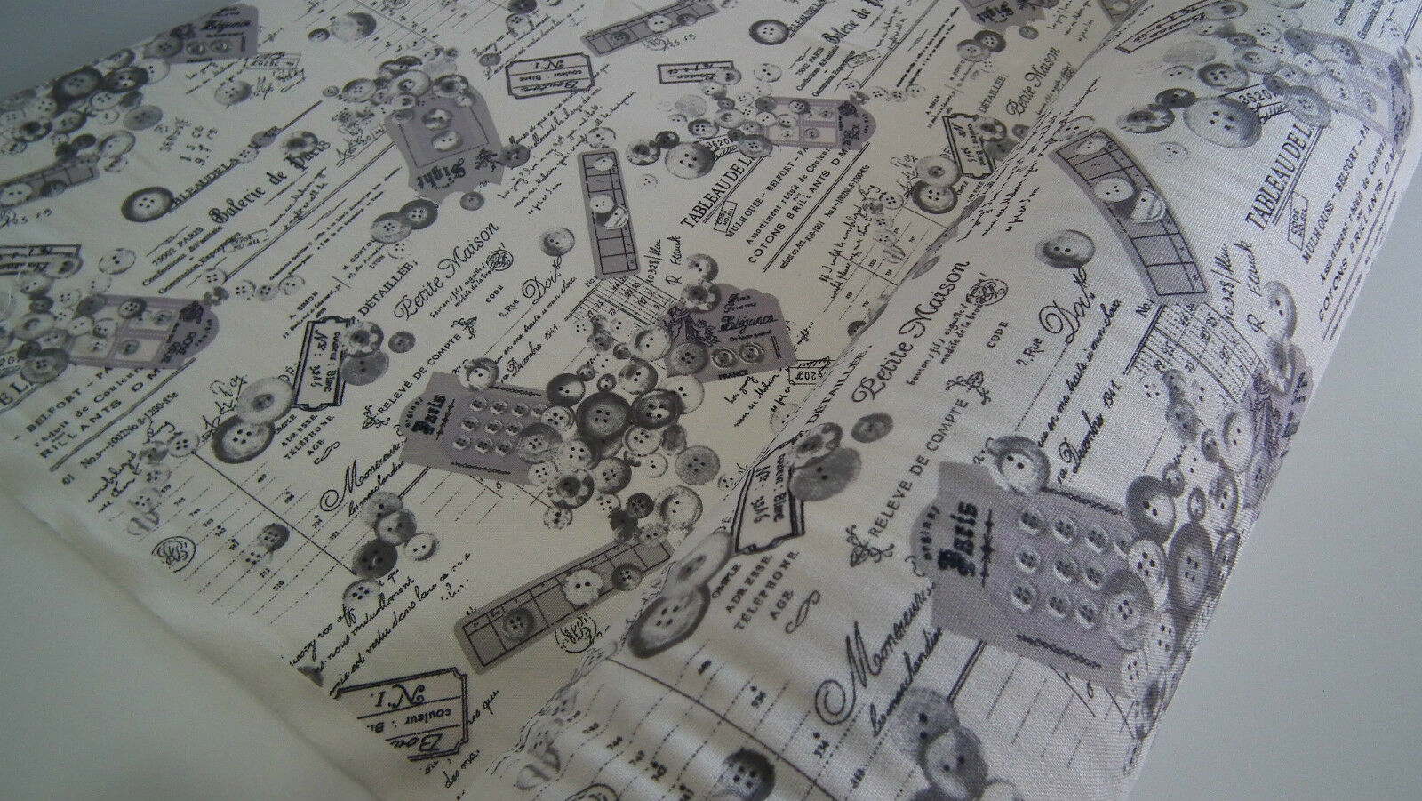 100% Cotton Canvas Craft Fabric French Theme Per Metre 44" M11 Mtex - Image 5