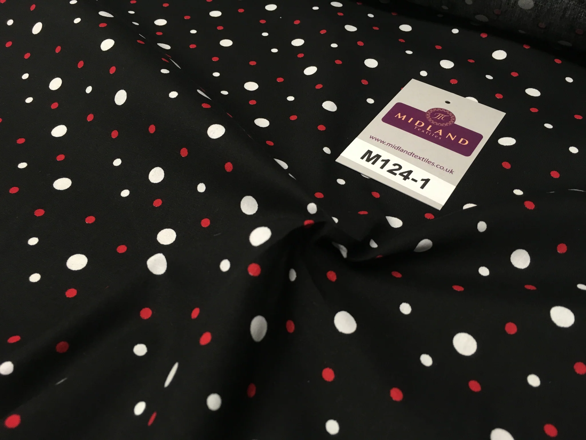 Multi Coloured Polka Dot 100% Cotton Poplin Fabric 58" M124 - Image 10
