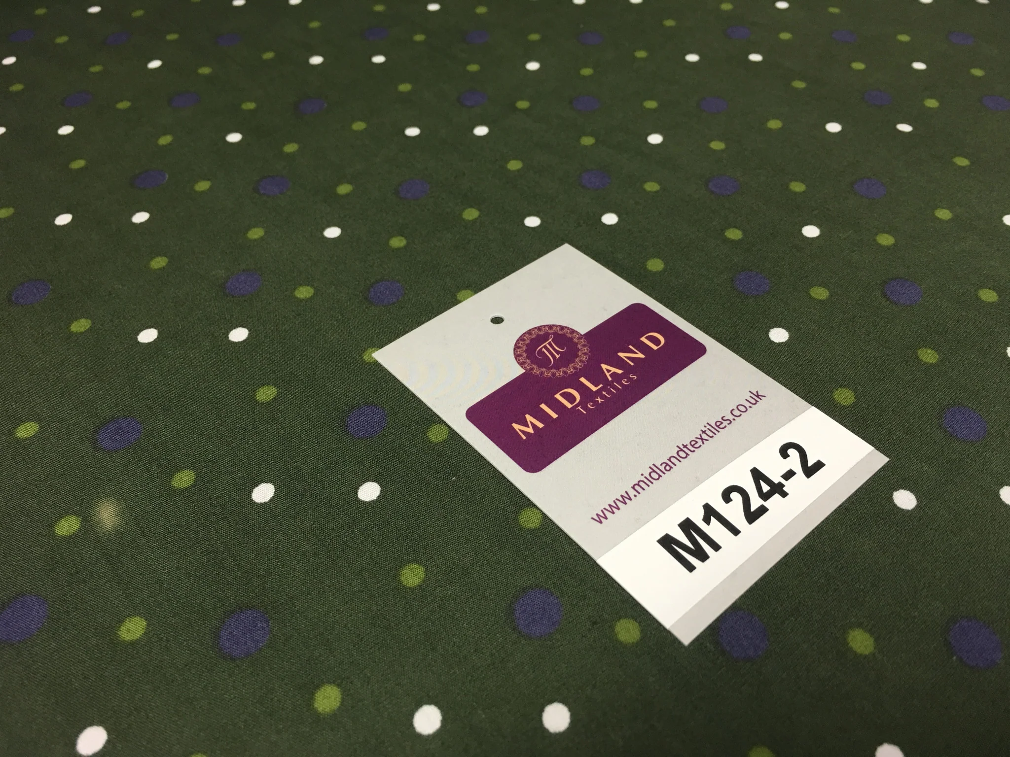 Multi Coloured Polka Dot 100% Cotton Poplin Fabric 58" M124 - Image 12