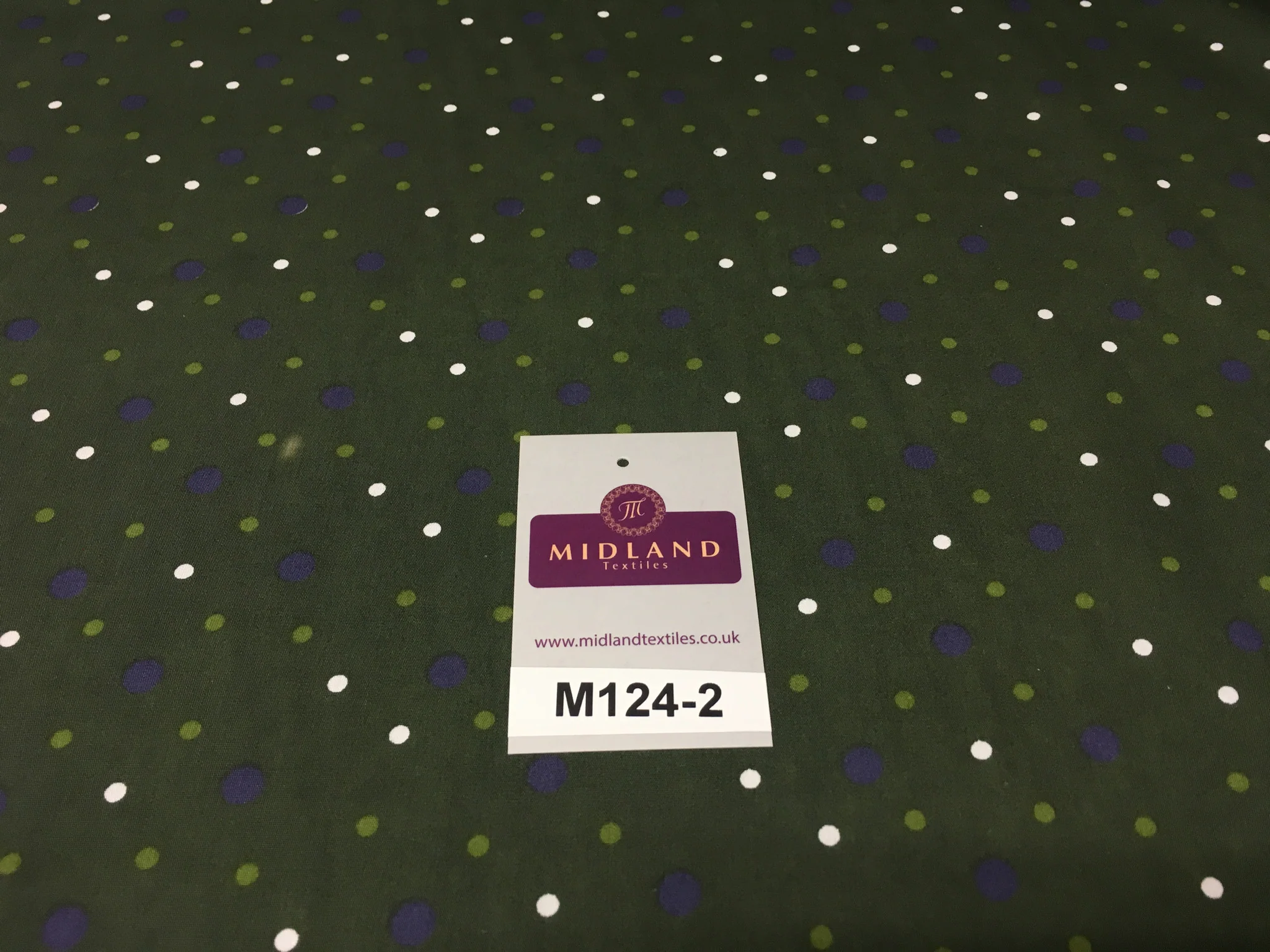 Multi Coloured Polka Dot 100% Cotton Poplin Fabric 58" M124 - Image 13