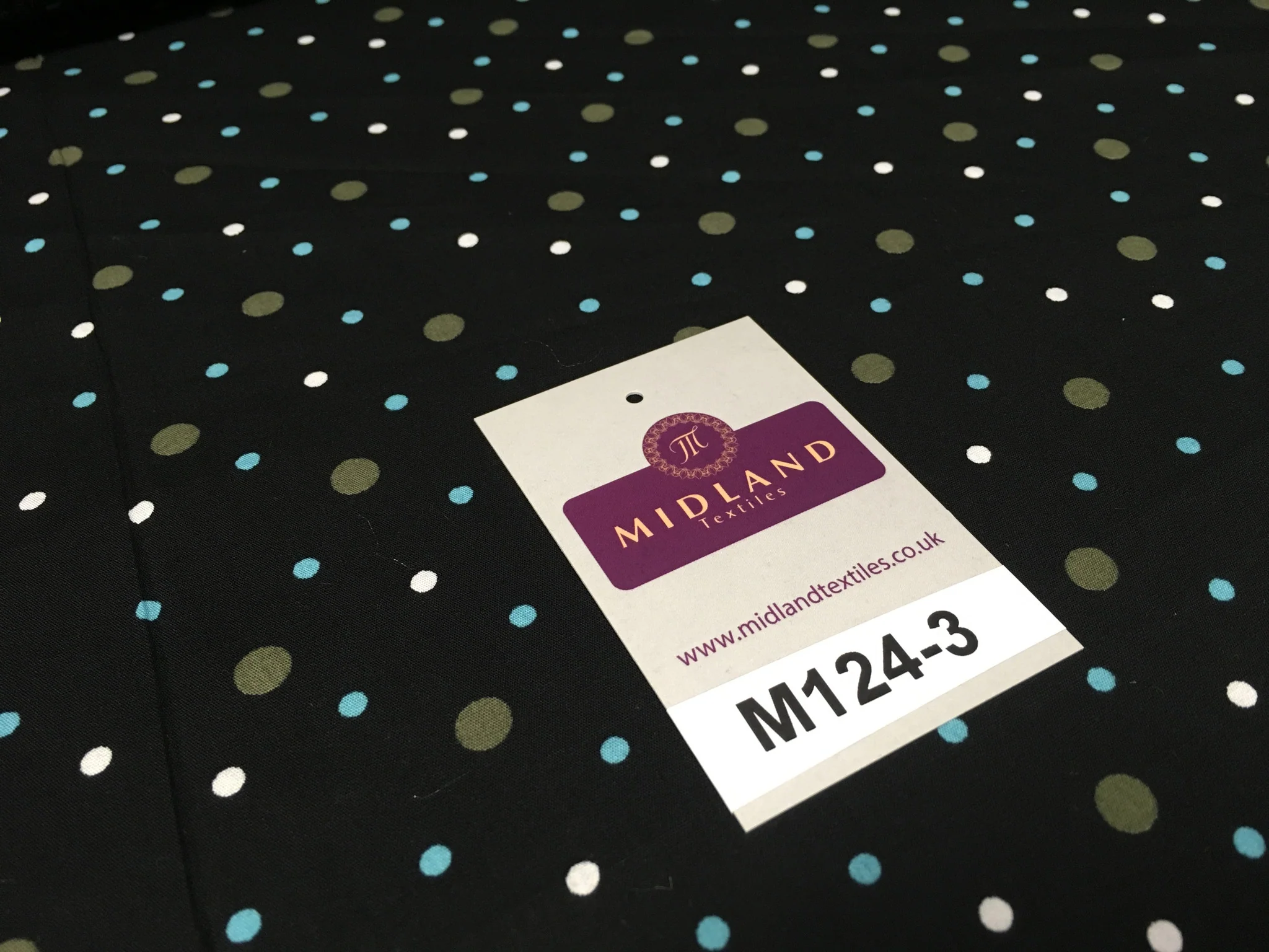 Multi Coloured Polka Dot 100% Cotton Poplin Fabric 58" M124 - Image 19