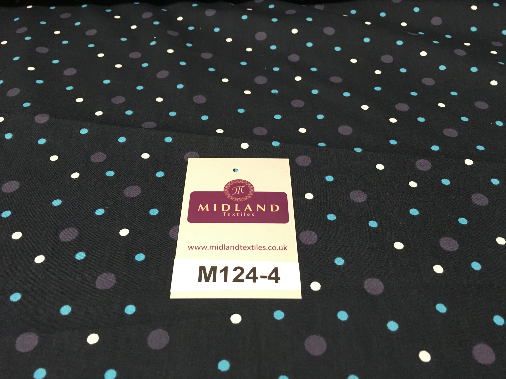 Multi Coloured Polka Dot 100% Cotton Poplin Fabric 58" M124 - Image 26
