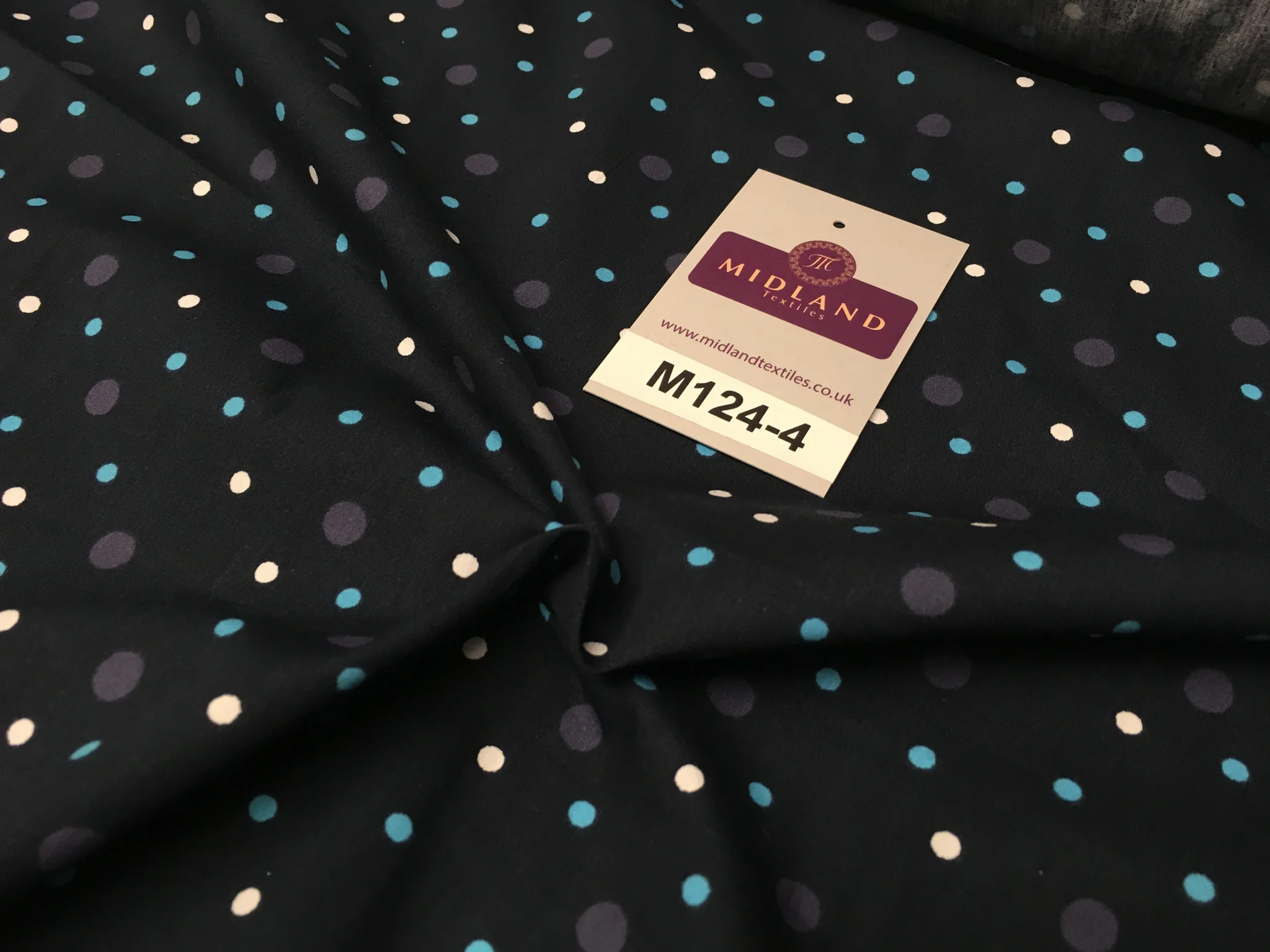 Multi Coloured Polka Dot 100% Cotton Poplin Fabric 58" M124 - Image 28