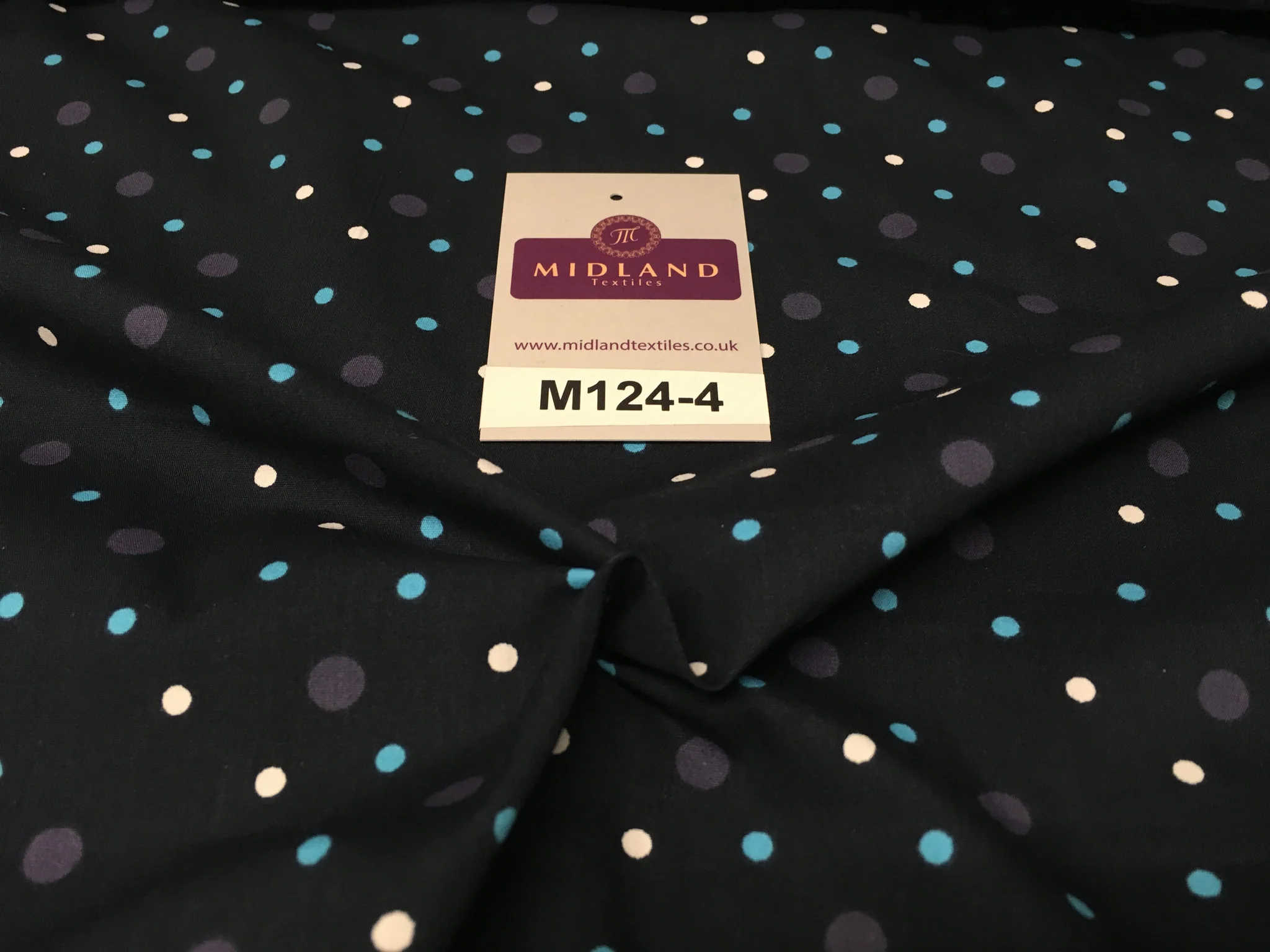 Multi Coloured Polka Dot 100% Cotton Poplin Fabric 58" M124 - Image 29