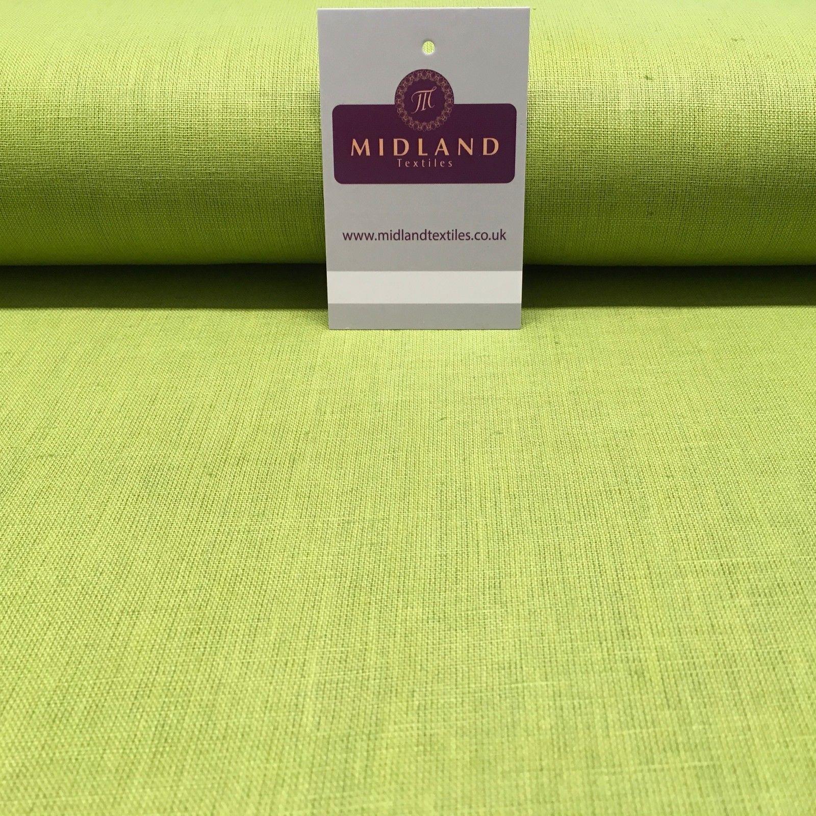 100% Plain Indian Linen Dress Fabric 52" Wide MK899 Mtex - Image 23