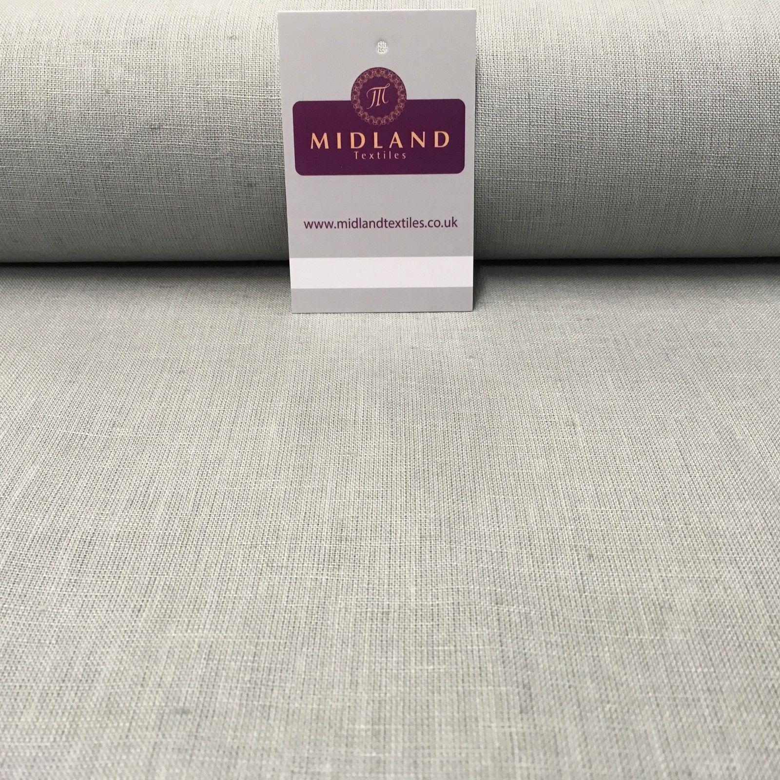 100% Plain Indian Linen Dress Fabric 52" Wide MK899 Mtex - Image 4