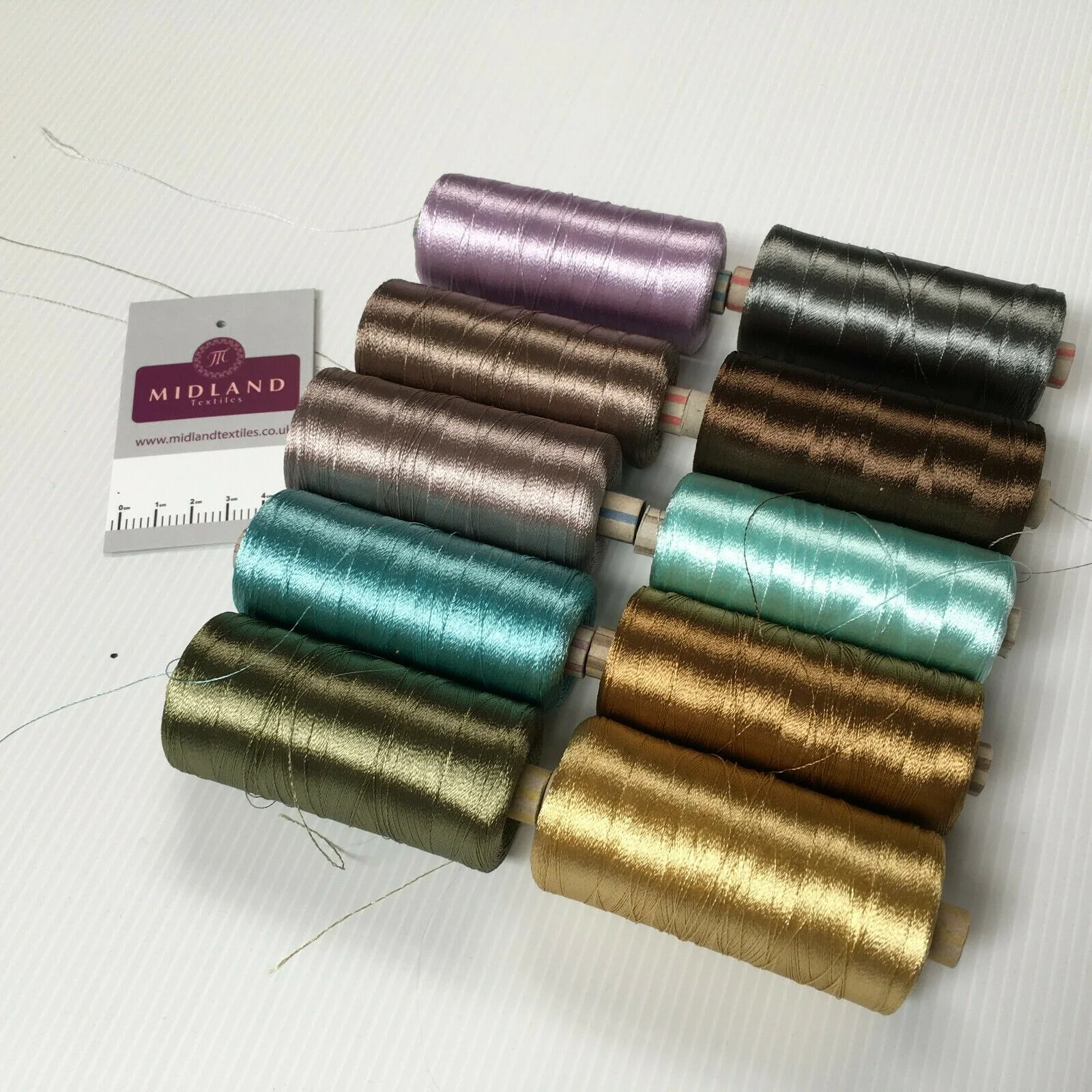 40WT Machine Embroidery rayon 2,700 meter spools shiffli thread craft M1441 Mtex - Image 3
