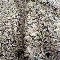 44" Leaf Print 100% Cotton Fabric Craft Dressmaking Patchwork Midtex M301 F953 - Image 4