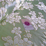 Floral Blossom Satin Brocade Dress Fabric 45" M42 - Image 10