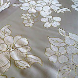Floral Blossom Satin Brocade Dress Fabric 45" M42 - Image 5