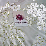 Floral Blossom Satin Brocade Dress Fabric 45" M42 - Image 6