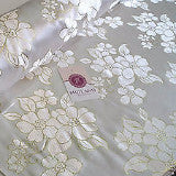 Floral Blossom Satin Brocade Dress Fabric 45" M42 - Image 7