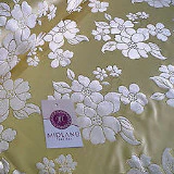 Floral Blossom Satin Brocade Dress Fabric 45" M42 - Image 8