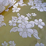 Floral Blossom Satin Brocade Dress Fabric 45" M42 - Image 9