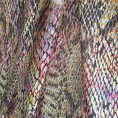 Animal Print Royal Micro Satin Fabric 58"  M145-23 Mtex - Image 3