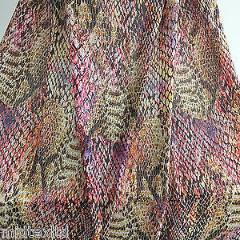 Animal Print Royal Micro Satin Fabric 58"  M145-23 Mtex - Image 5