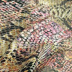 Animal Print Royal Micro Satin Fabric 58"  M145-23 Mtex - Image 6