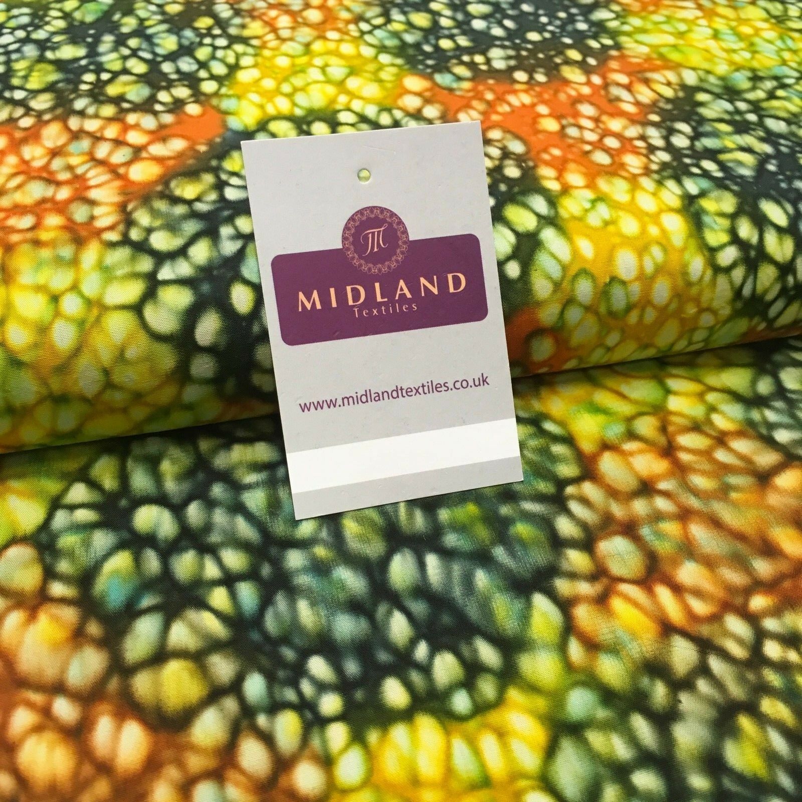 Bali Batik Leaf Dew Drops 100% Cotton Patchwork fabric 44" Wide MK907 - Image 10