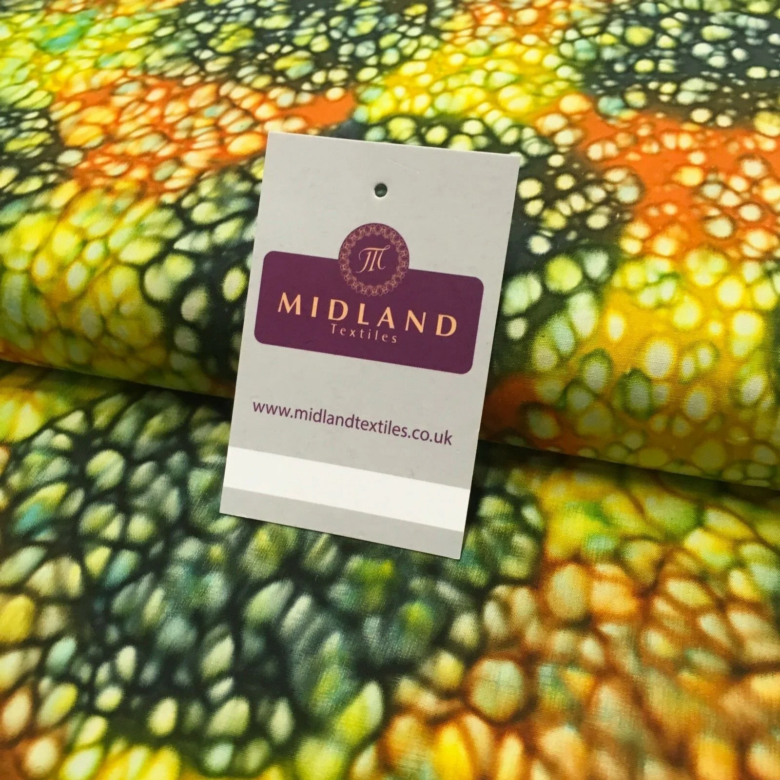 Bali Batik Leaf Dew Drops 100% Cotton Patchwork fabric 44" Wide MK907 - Image 11