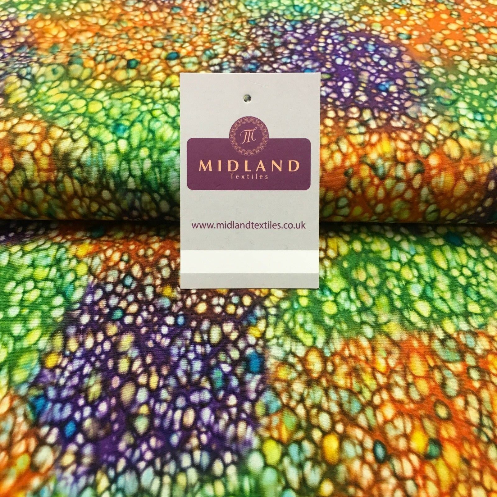 Bali Batik Leaf Dew Drops 100% Cotton Patchwork fabric 44" Wide MK907 - Image 13