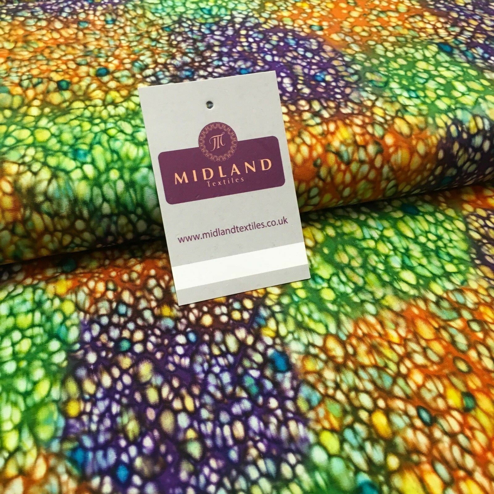 Bali Batik Leaf Dew Drops 100% Cotton Patchwork fabric 44" Wide MK907 - Image 14