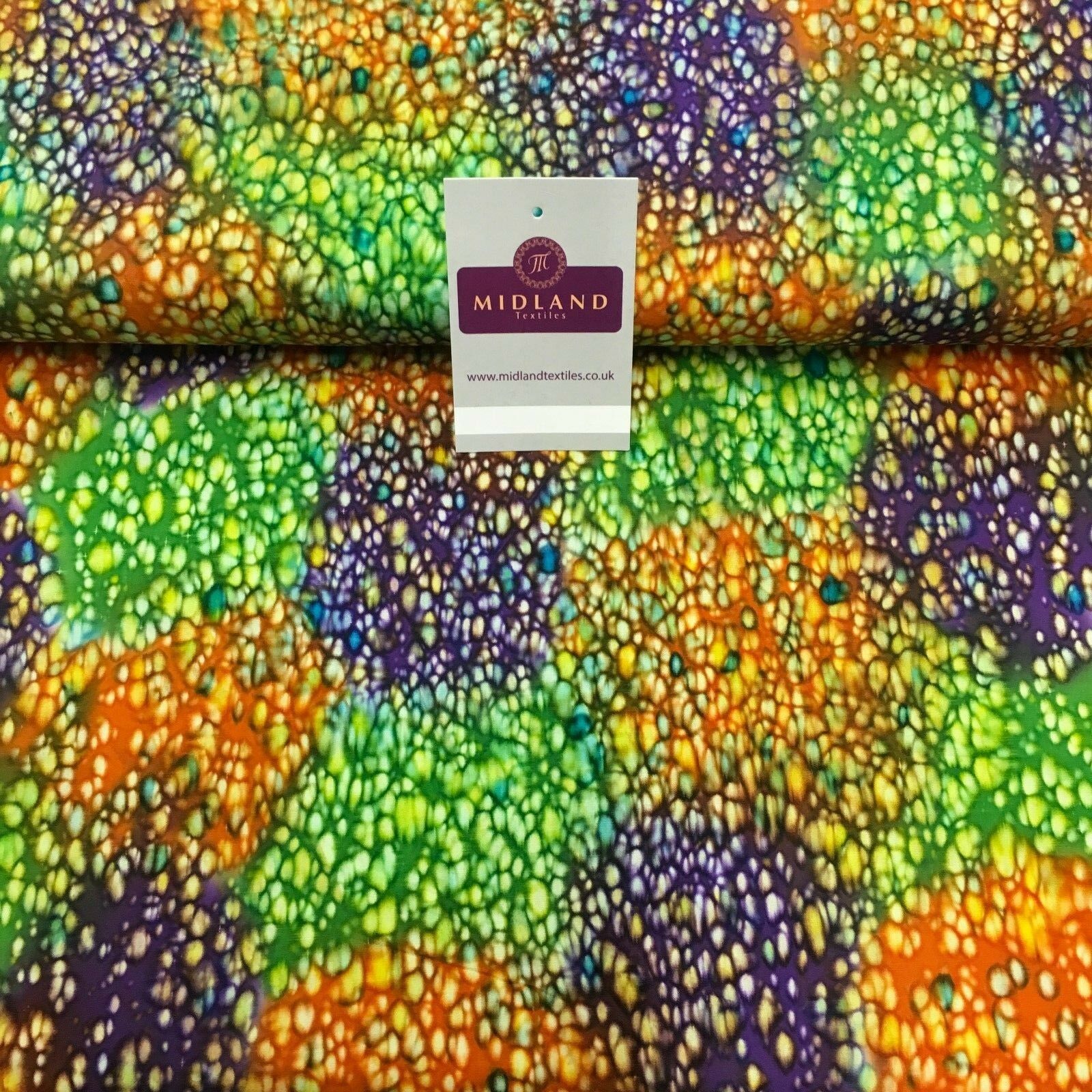 Bali Batik Leaf Dew Drops 100% Cotton Patchwork fabric 44" Wide MK907 - Image 16