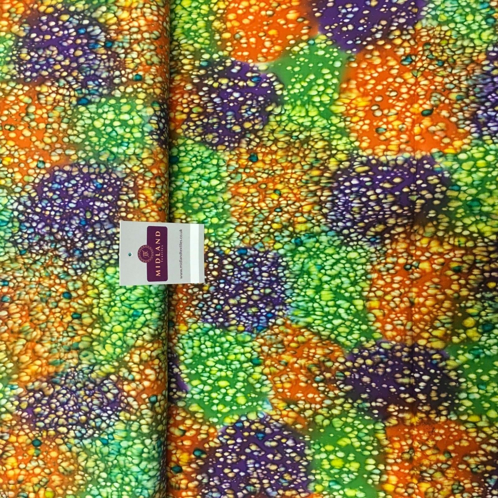 Bali Batik Leaf Dew Drops 100% Cotton Patchwork fabric 44" Wide MK907 - Image 17