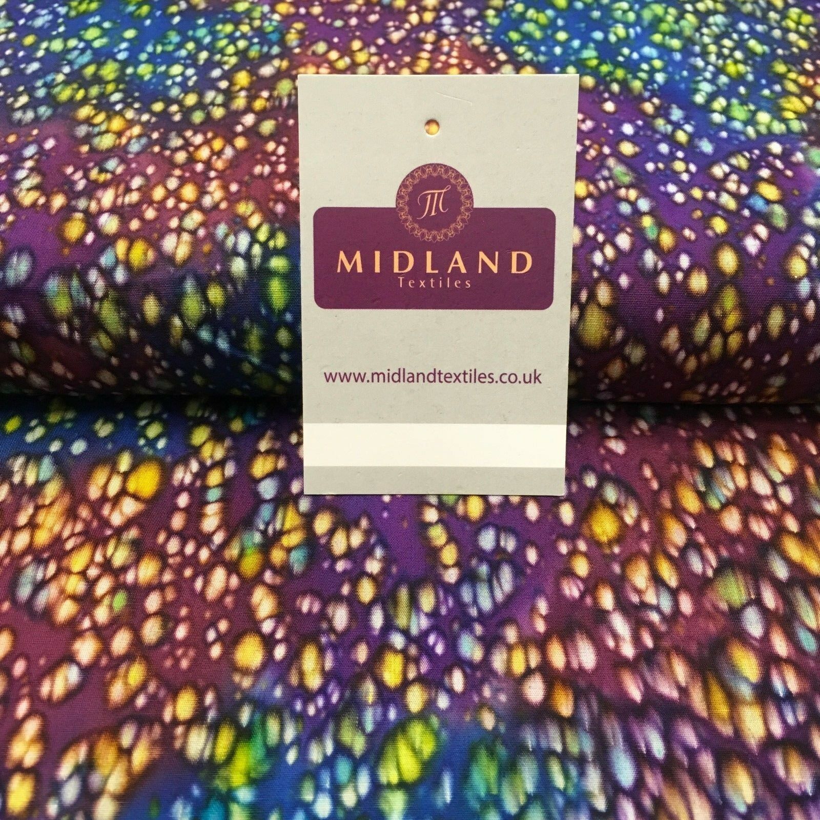 Bali Batik Leaf Dew Drops 100% Cotton Patchwork fabric 44" Wide MK907 - Image 4