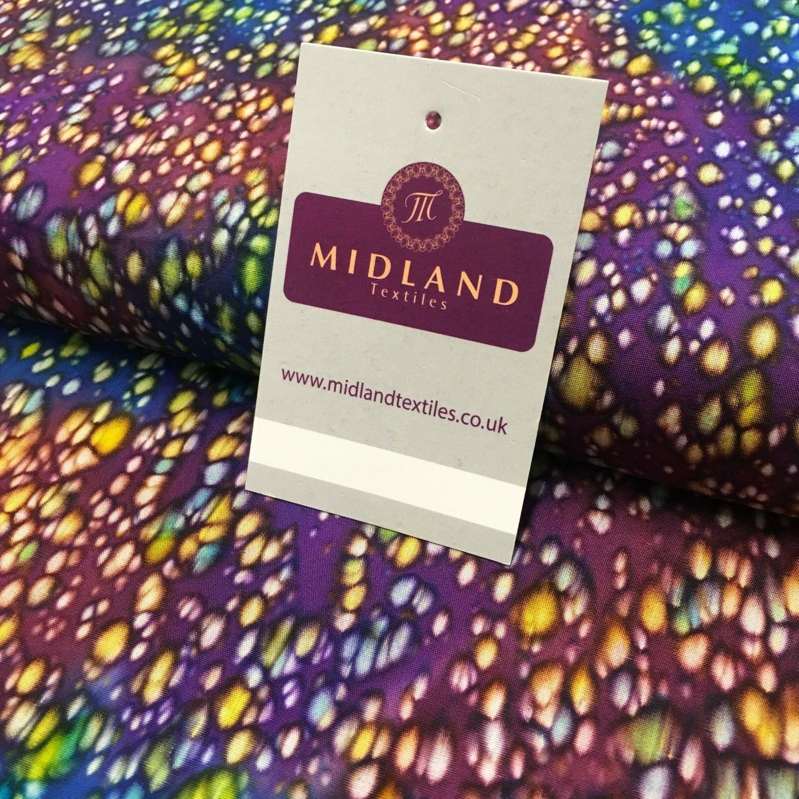 Bali Batik Leaf Dew Drops 100% Cotton Patchwork fabric 44" Wide MK907 - Image 6