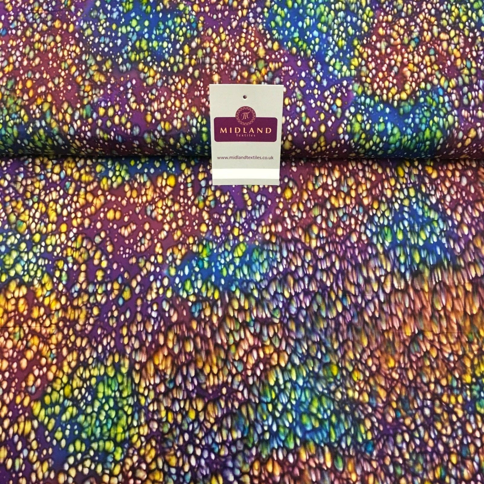 Bali Batik Leaf Dew Drops 100% Cotton Patchwork fabric 44" Wide MK907 - Image 8