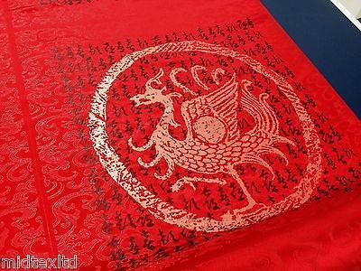 Chinese Fabric Dragon Brocade for Cushions 2 Panels - 55cm by 55cm.M48 Mtex - Image 4