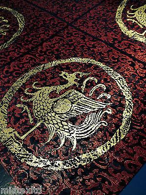 Chinese Fabric Dragon Brocade for Cushions 2 Panels - 55cm by 55cm.M48 Mtex - Image 5