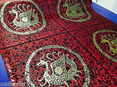 Chinese Fabric Dragon Brocade for Cushions 2 Panels - 55cm by 55cm.M48 Mtex - Image 6