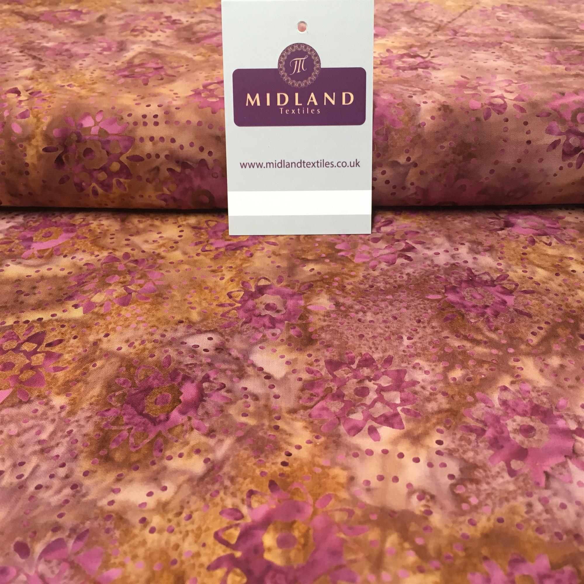 Clog Tie Dye Bali Batik 100% Cotton patchwork Fabric 44" Wide MK900 Mtex Teal A / Sample - Image 6