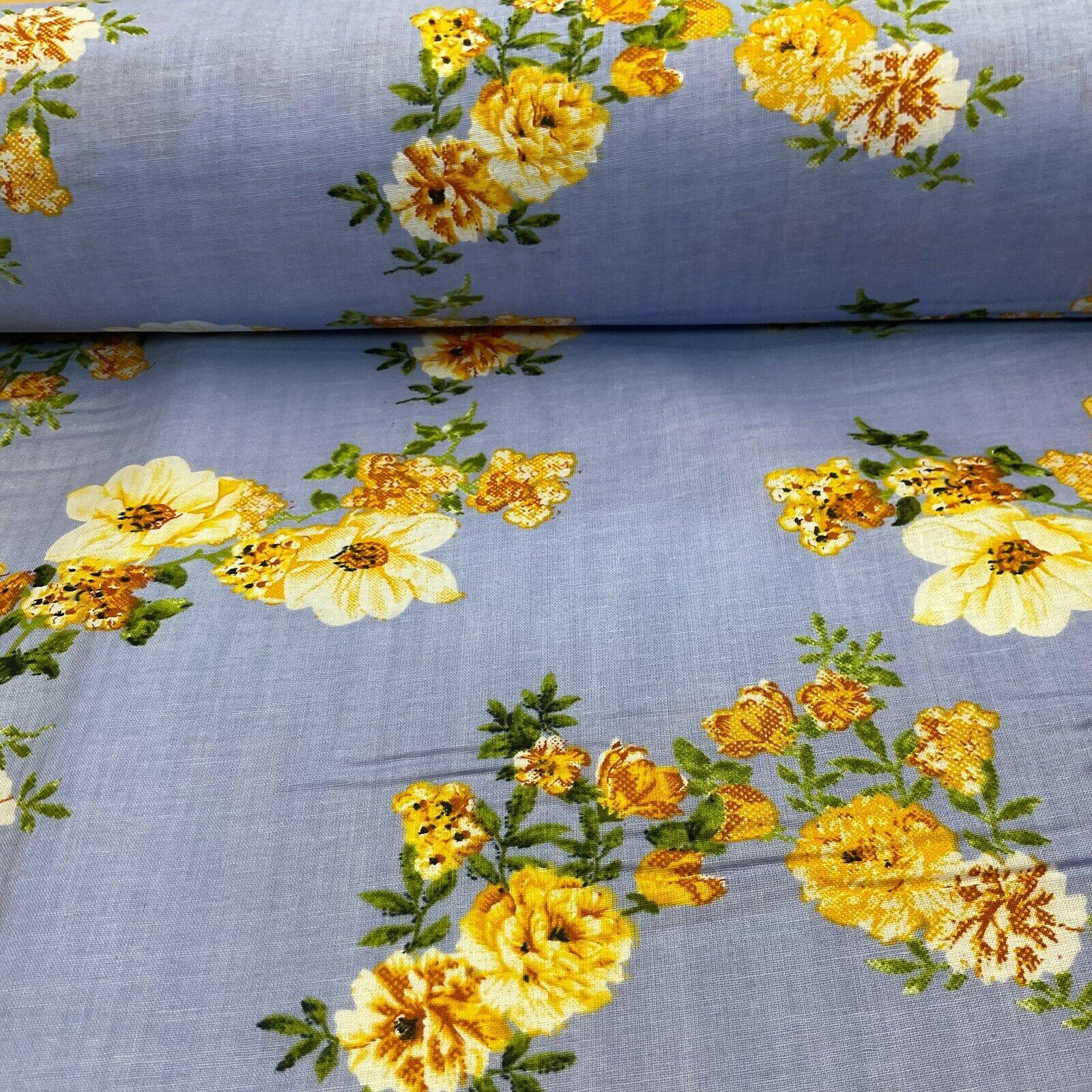 Cotton Lawn Voile Summer Floral Printed Dress fabric 111cm wide M1592 - Image 29