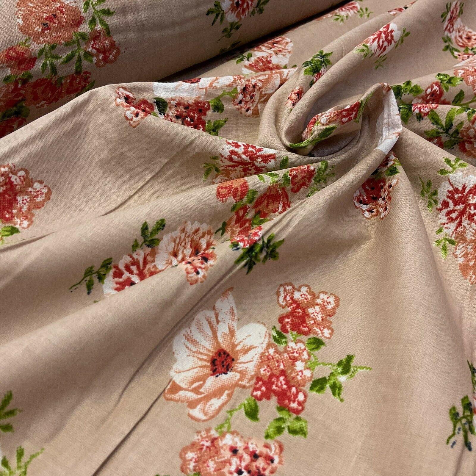 Cotton Lawn Voile Summer Floral Printed Dress fabric 111cm wide M1592 - Image 40