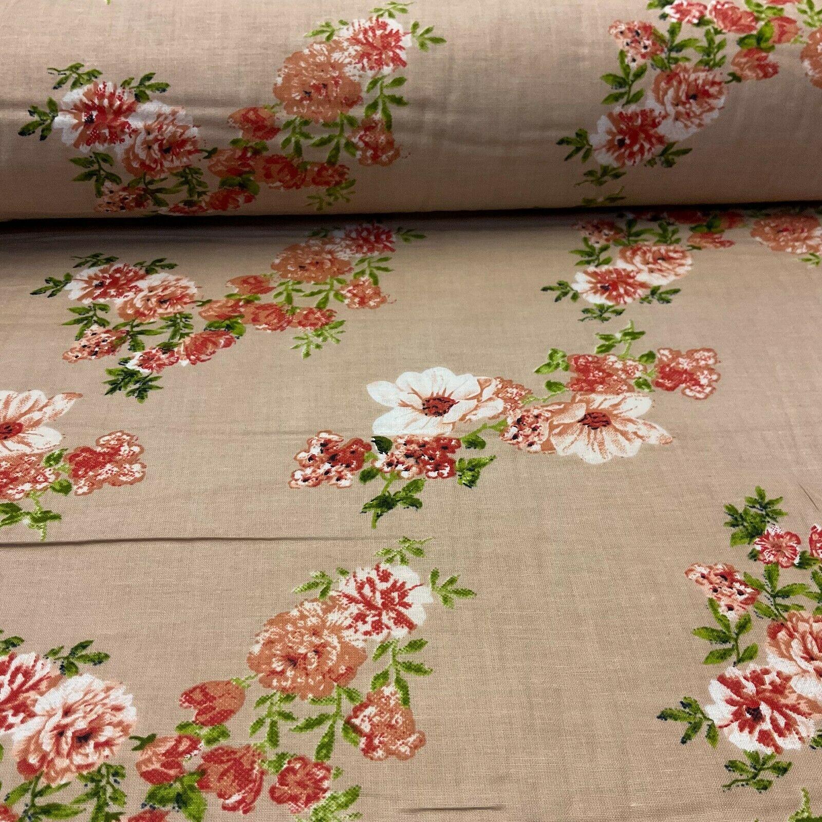 Cotton Lawn Voile Summer Floral Printed Dress fabric 111cm wide M1592 - Image 42