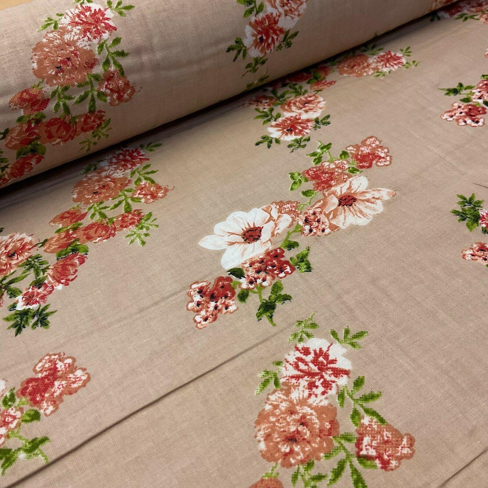 Cotton Lawn Voile Summer Floral Printed Dress fabric 111cm wide M1592 - Image 45