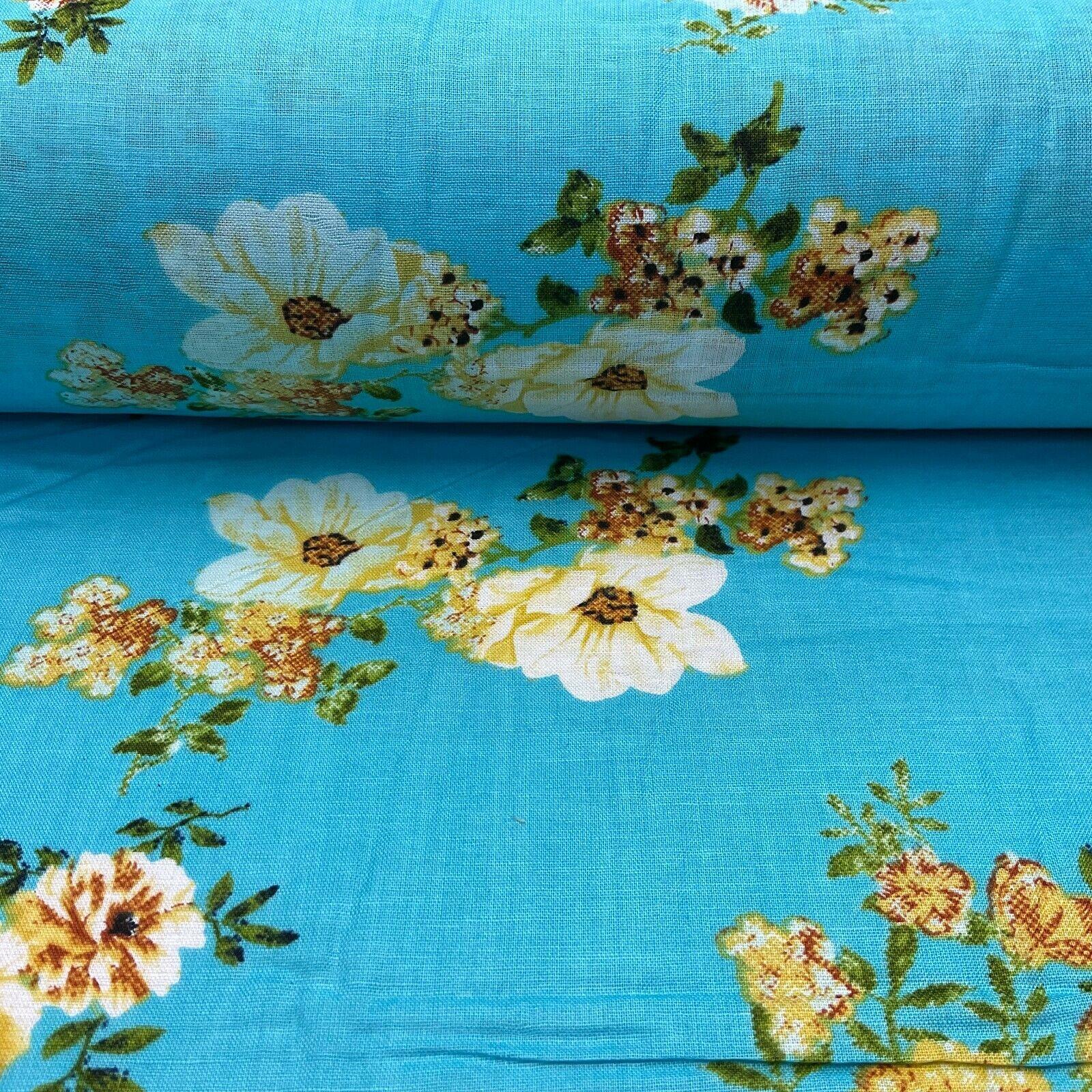 Cotton Lawn Voile Summer Floral Printed Dress fabric 111cm wide M1592 - Image 47