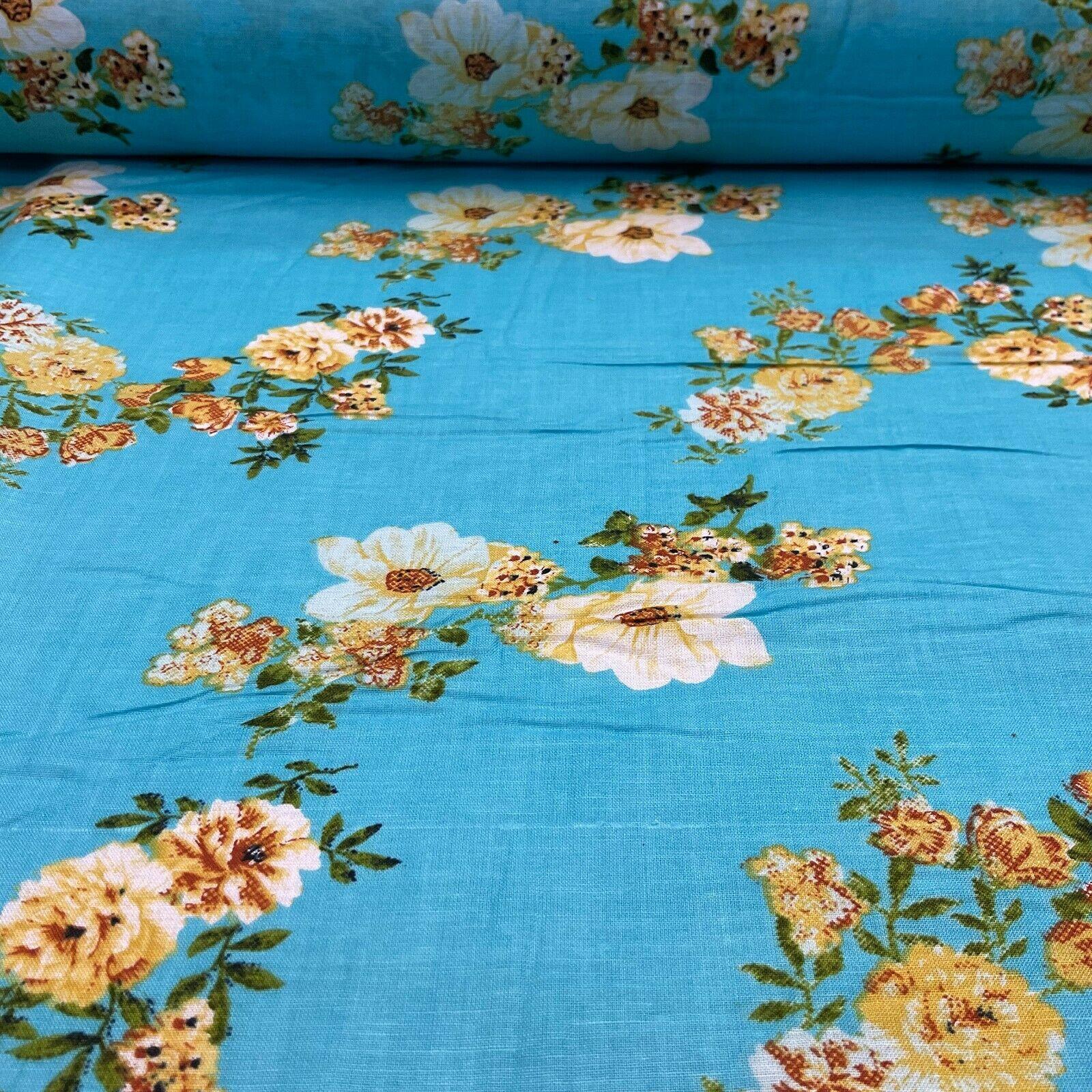 Cotton Lawn Voile Summer Floral Printed Dress fabric 111cm wide M1592 - Image 48