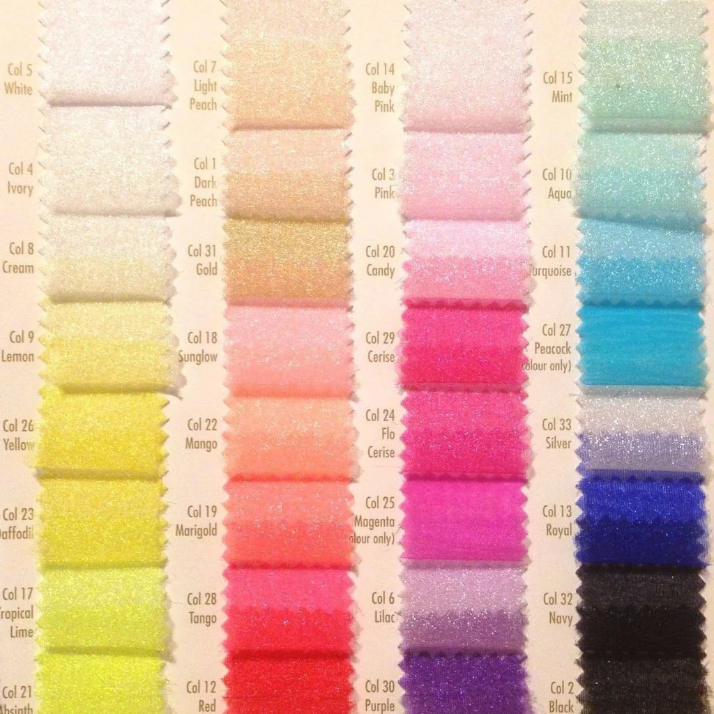 CRYSTAL ORGANZA WEDDING BRIDAL DANCE VEIL DRESS FABRIC MATERIAL 45" WIDE M111 - Image 183