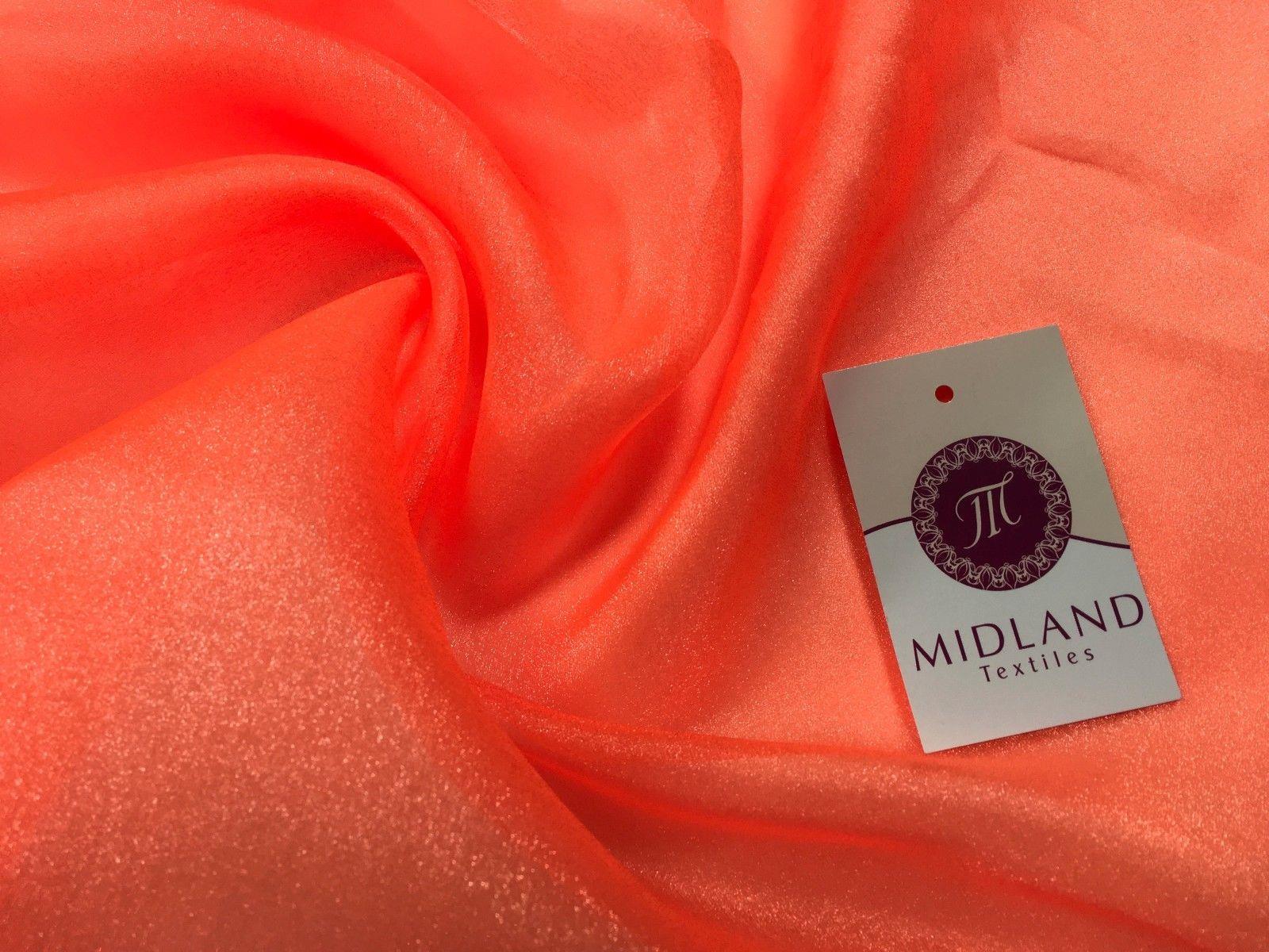 CRYSTAL ORGANZA WEDDING BRIDAL DANCE VEIL DRESS FABRIC MATERIAL 45" WIDE M111 - Image 19