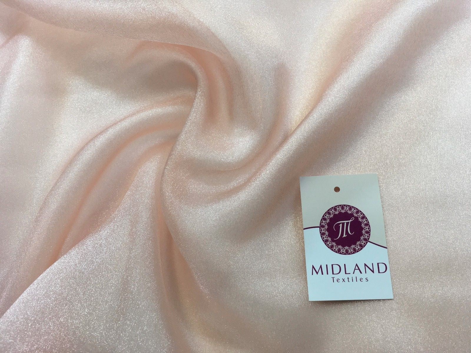 CRYSTAL ORGANZA WEDDING BRIDAL DANCE VEIL DRESS FABRIC MATERIAL 45" WIDE M111 - Image 200