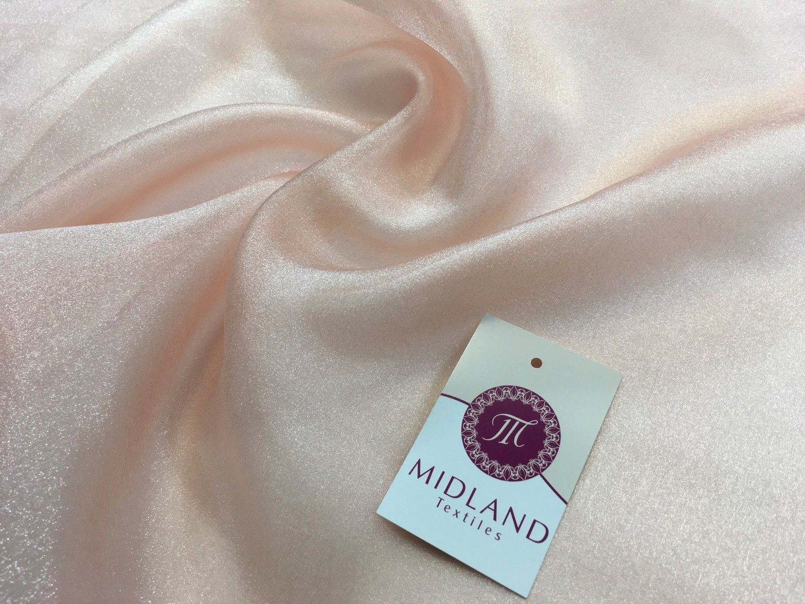 CRYSTAL ORGANZA WEDDING BRIDAL DANCE VEIL DRESS FABRIC MATERIAL 45" WIDE M111 - Image 201