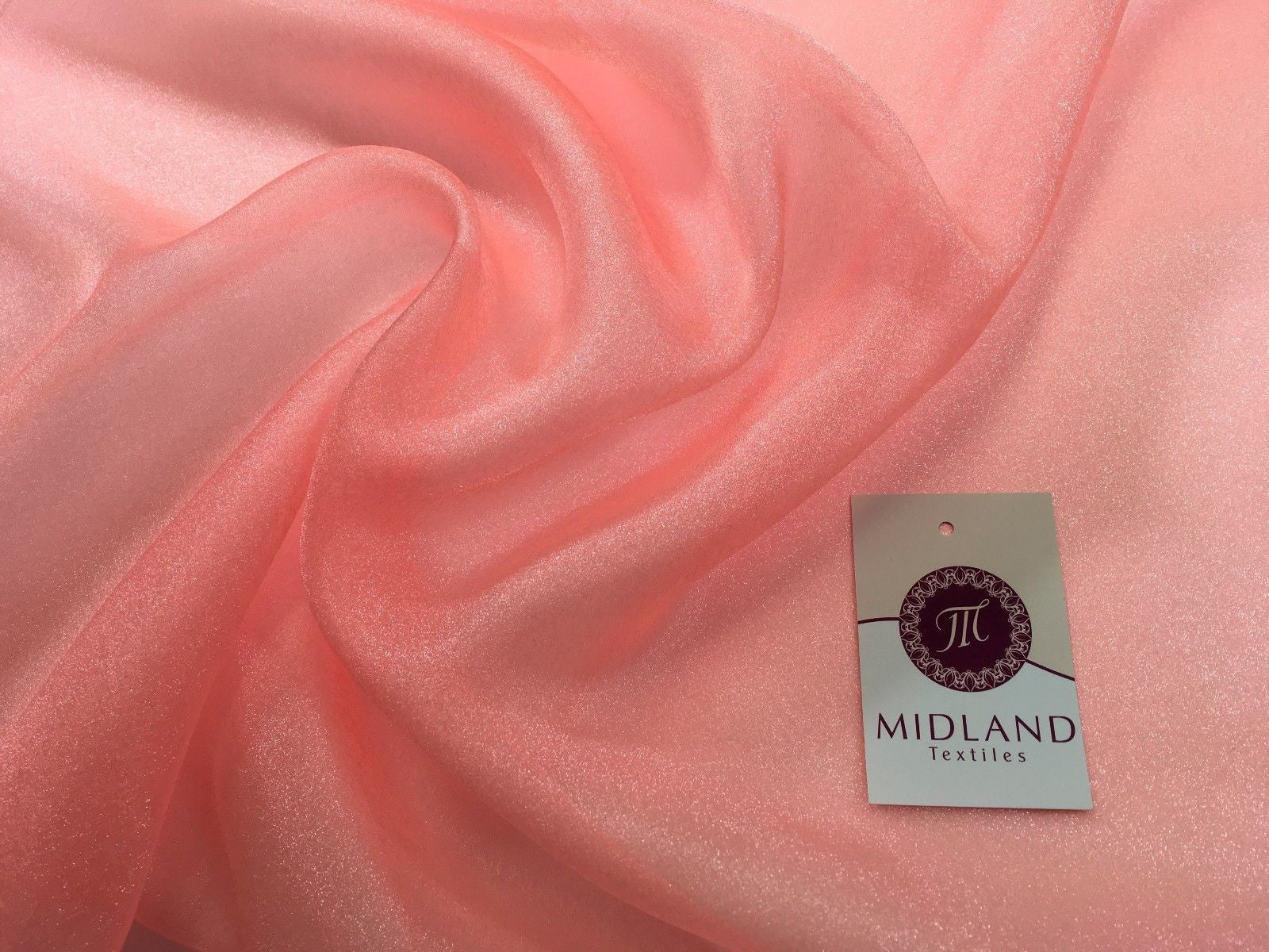 CRYSTAL ORGANZA WEDDING BRIDAL DANCE VEIL DRESS FABRIC MATERIAL 45" WIDE M111 - Image 205