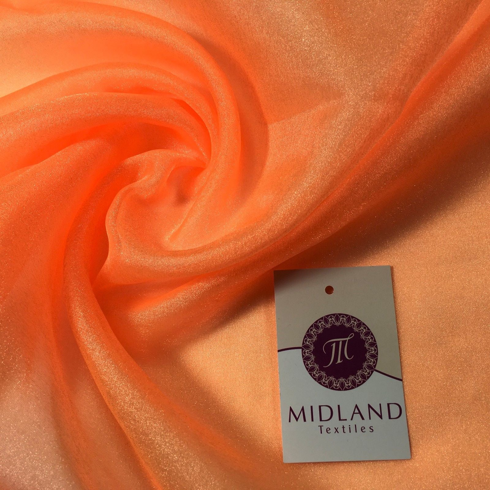 CRYSTAL ORGANZA WEDDING BRIDAL DANCE VEIL DRESS FABRIC MATERIAL 45" WIDE M111 - Image 208