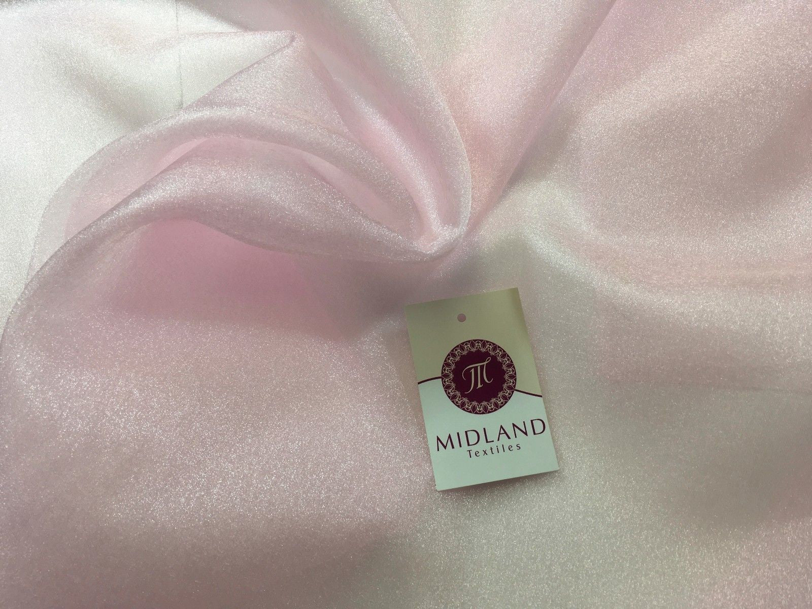 CRYSTAL ORGANZA WEDDING BRIDAL DANCE VEIL DRESS FABRIC MATERIAL 45" WIDE M111 - Image 219