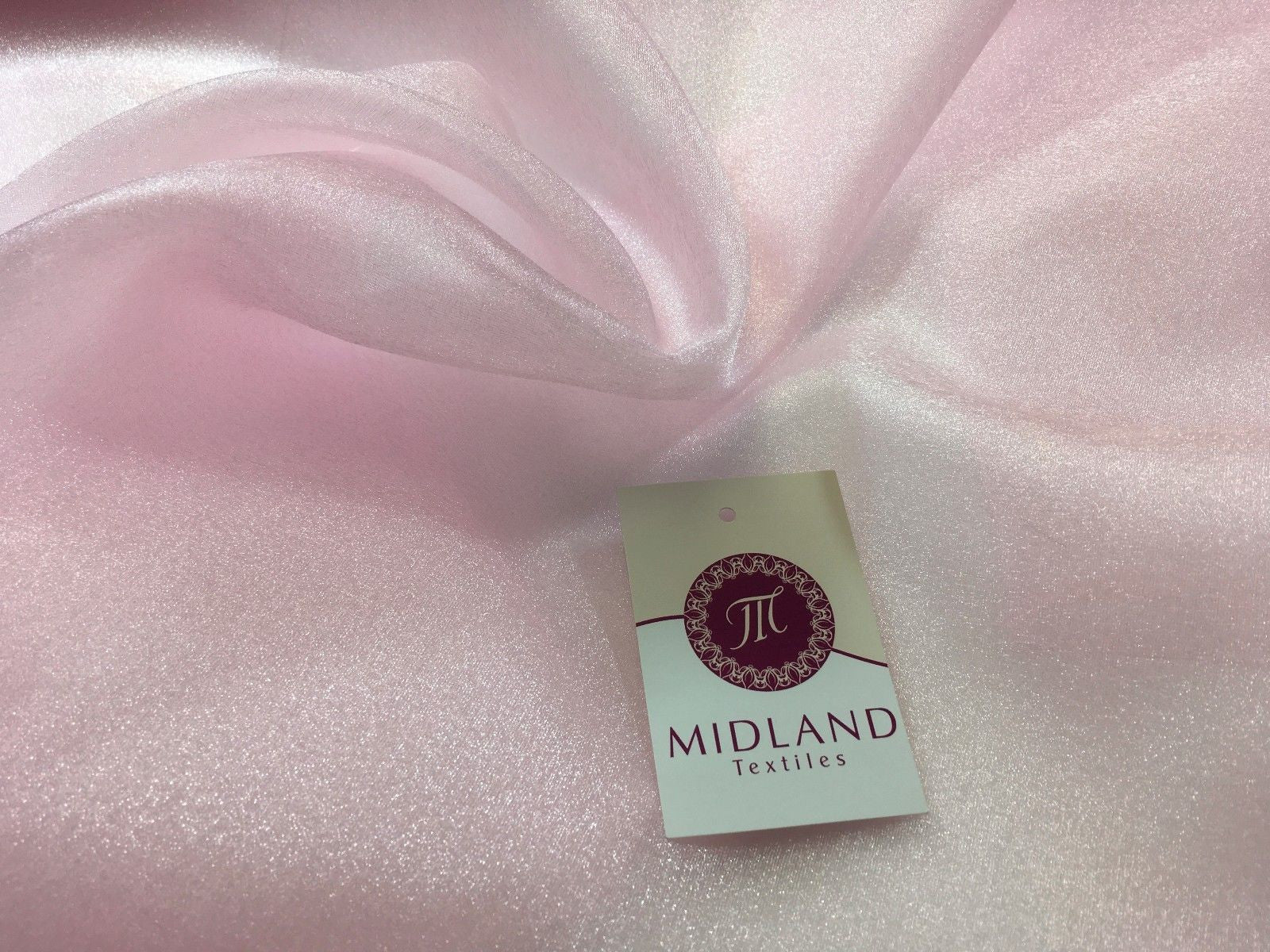 CRYSTAL ORGANZA WEDDING BRIDAL DANCE VEIL DRESS FABRIC MATERIAL 45" WIDE M111 - Image 220