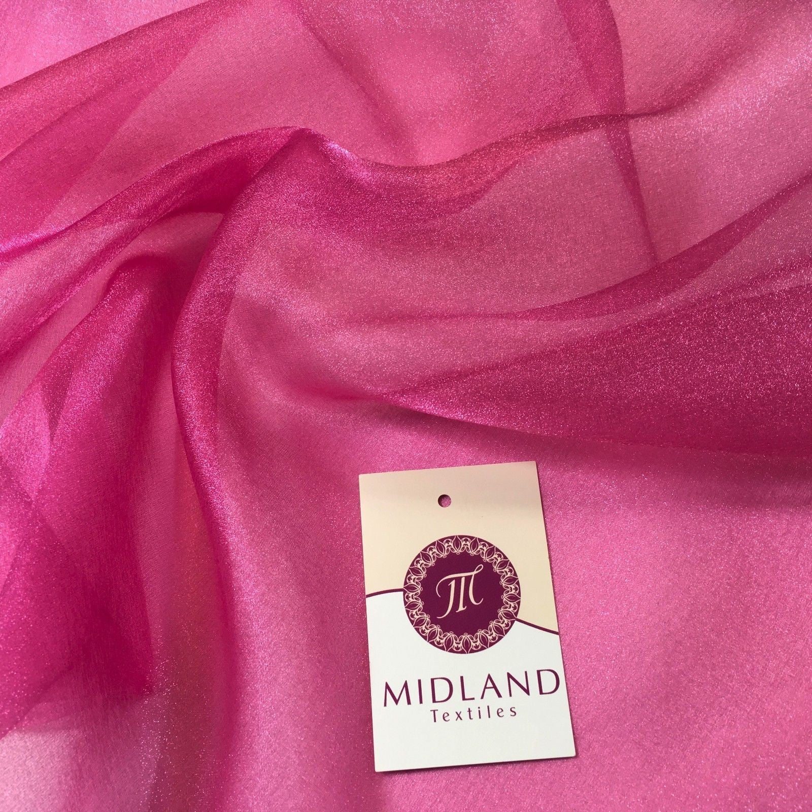 CRYSTAL ORGANZA WEDDING BRIDAL DANCE VEIL DRESS FABRIC MATERIAL 45" WIDE M111 - Image 225