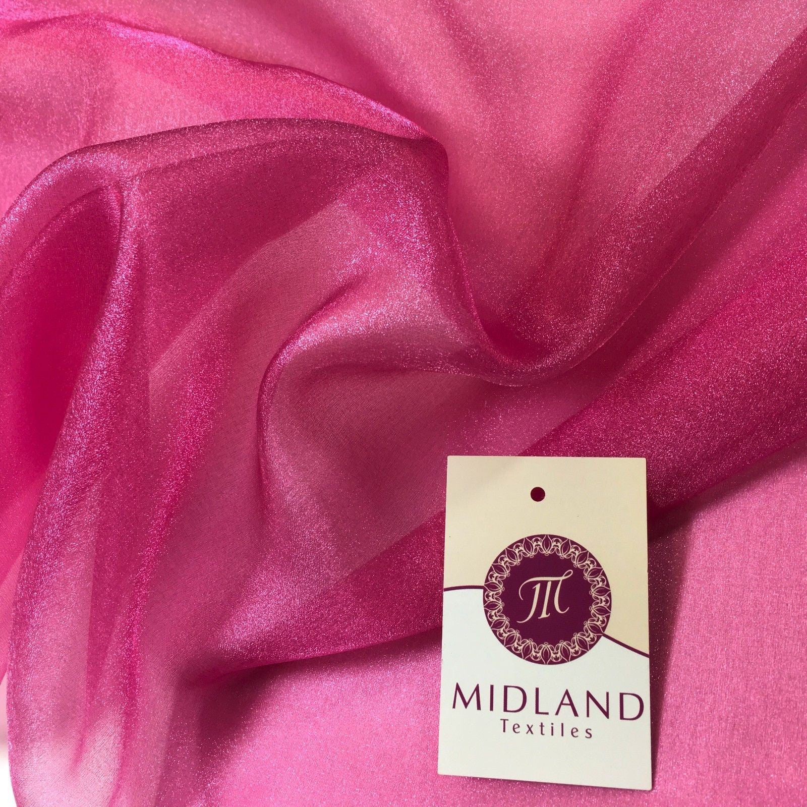 CRYSTAL ORGANZA WEDDING BRIDAL DANCE VEIL DRESS FABRIC MATERIAL 45" WIDE M111 - Image 226